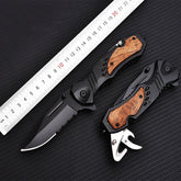 Folding Pocket Knife,Multitool Diving Knife Rope Cutter Bottle Opener Tool
